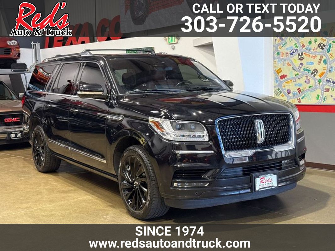 Black 2020 Lincoln Navigator L Reserve 4WD SUV / Crossover Four-Wheel Drive Automatic