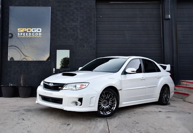 White 2013 Subaru Impreza WRX STI Sedan All-Wheel Drive 6-Speed Manual