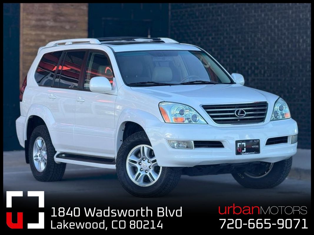 White 2007 Lexus GX 470 4WD SUV / Crossover Four-Wheel Drive 5-Speed Automatic