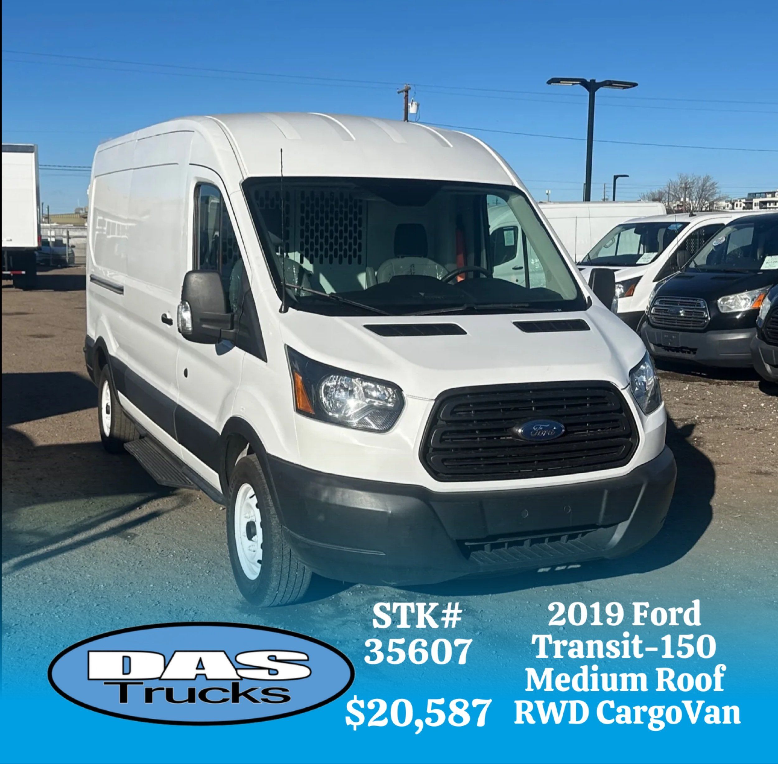 2019 Ford Transit 150 Med Roof Sliding Pass. 148 WB's photo