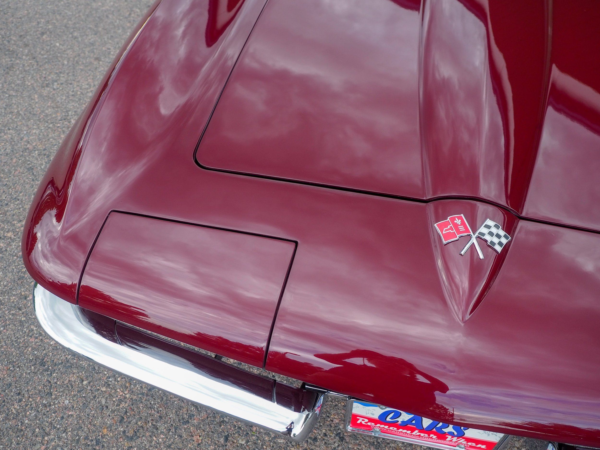 1966 Chevrolet Corvette Maroon Coupe