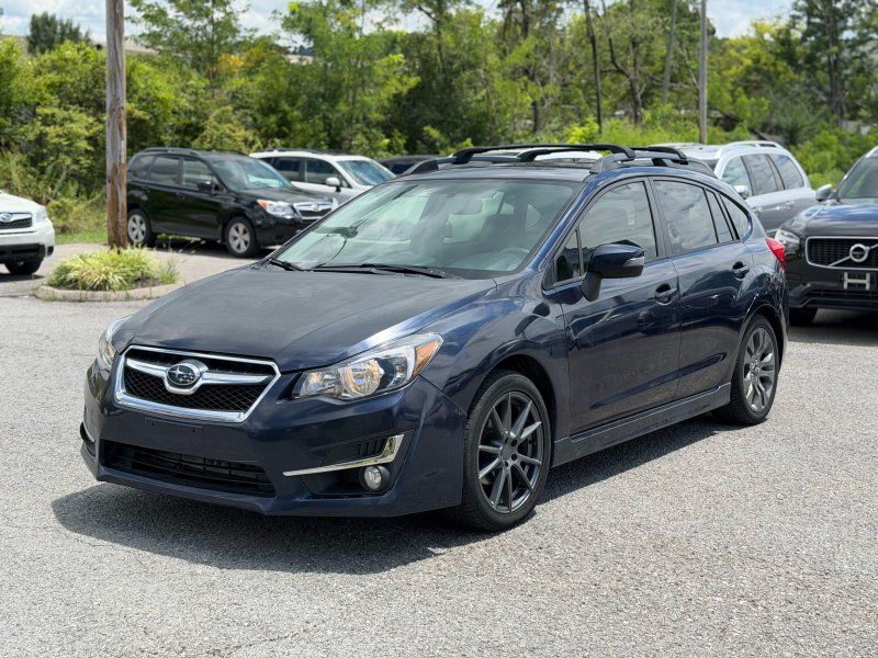 Gray 2016 Subaru Impreza Hatchback All-Wheel Drive 6-Speed CVT