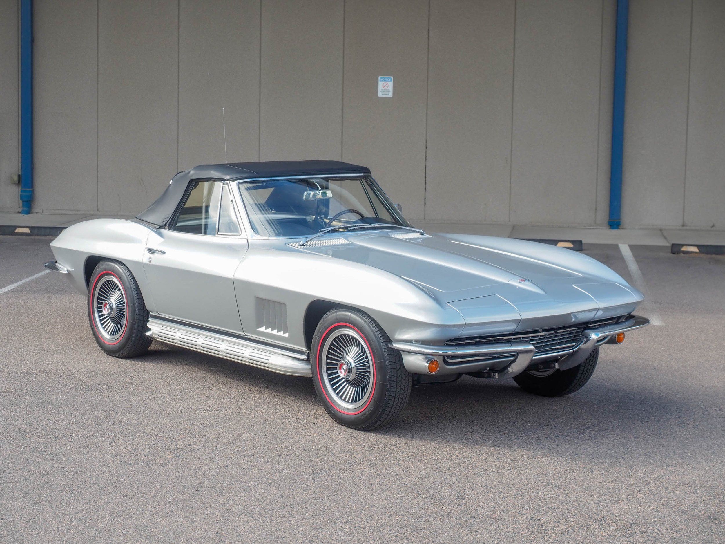 1967 Chevrolet Corvette Silver Convertible