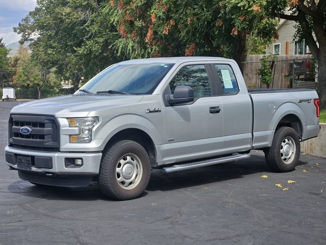 Silver 2015 Ford F-150 Pickup Truck Four-Wheel Drive 6-Speed Automatic