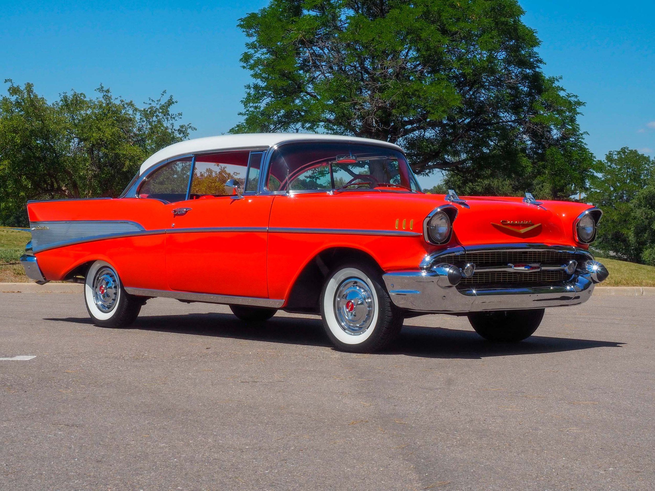 1957 Chevrolet Bel Air Orange 