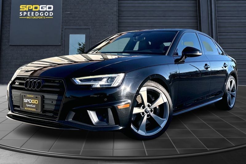 Black 2019 Audi S4 Sedan All-Wheel Drive 8-Speed Automatic