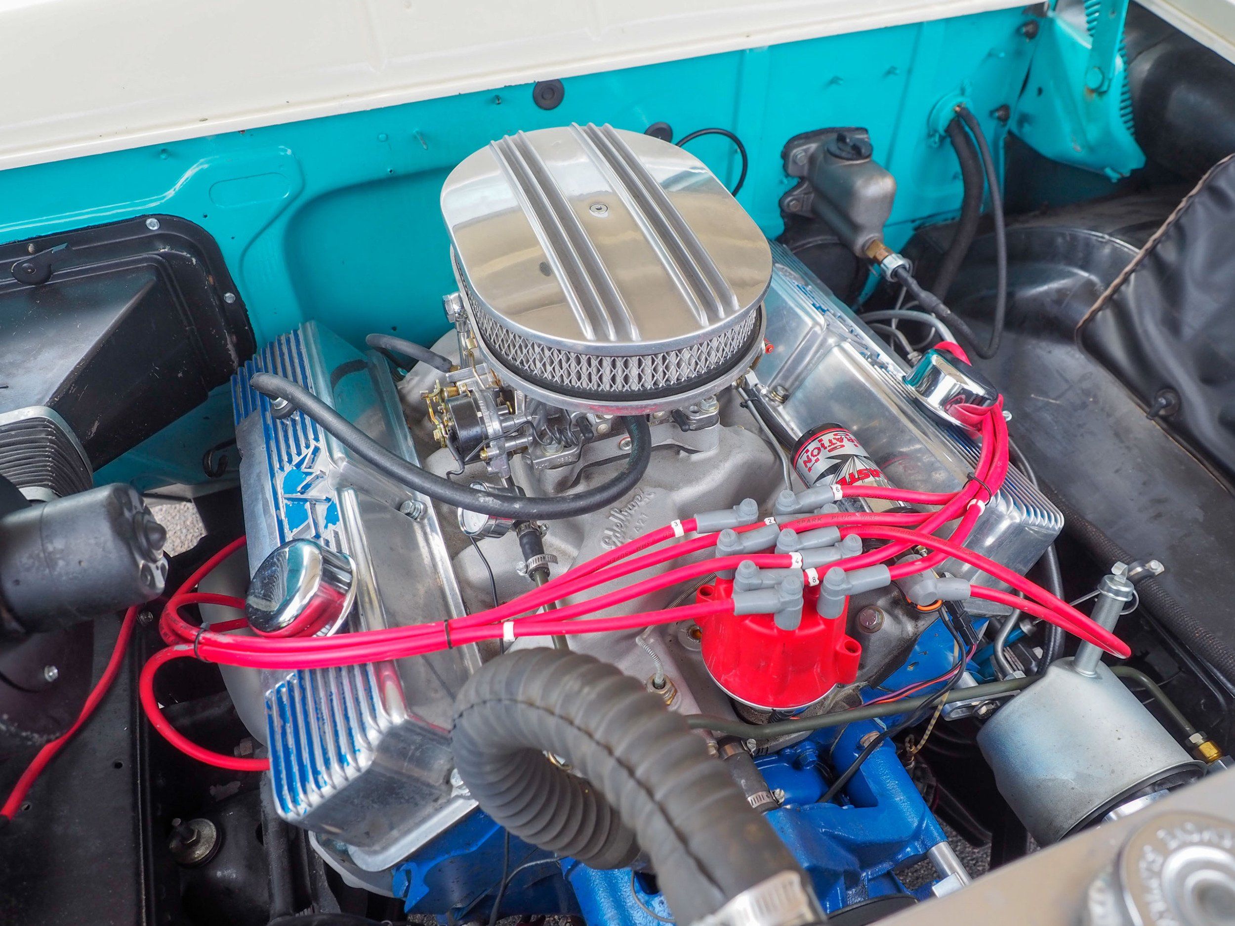 1955 Ford Fairlane Teal Coupe