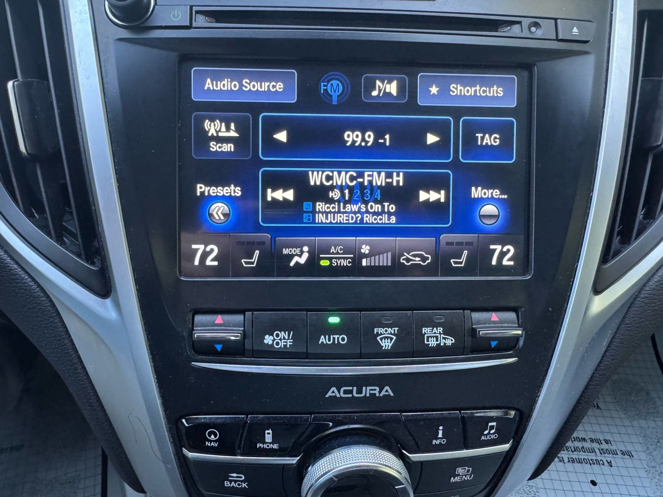 2015 Acura TLX Technology photo 35