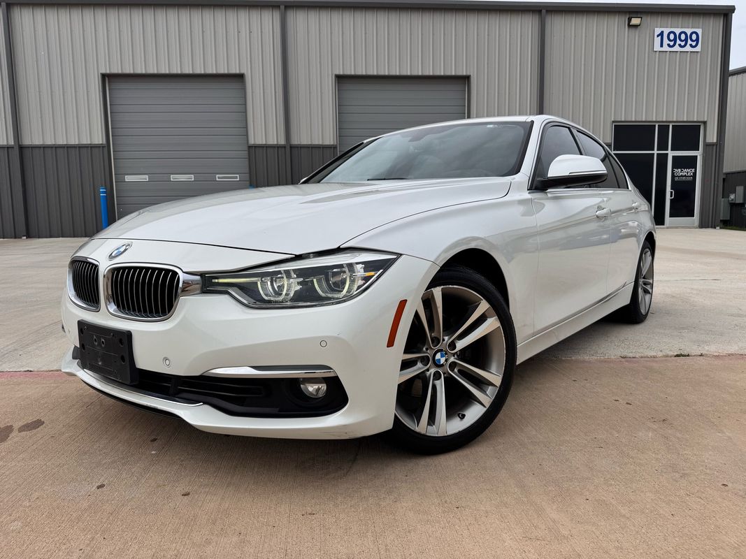 White 2016 BMW 3 Series 328i Sedan RWD Sedan Rear-Wheel Drive 8-Speed Automatic