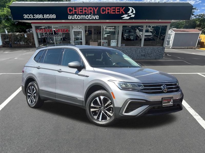 Silver 2022 Volkswagen Tiguan SUV / Crossover All-Wheel Drive 8-Speed Automatic