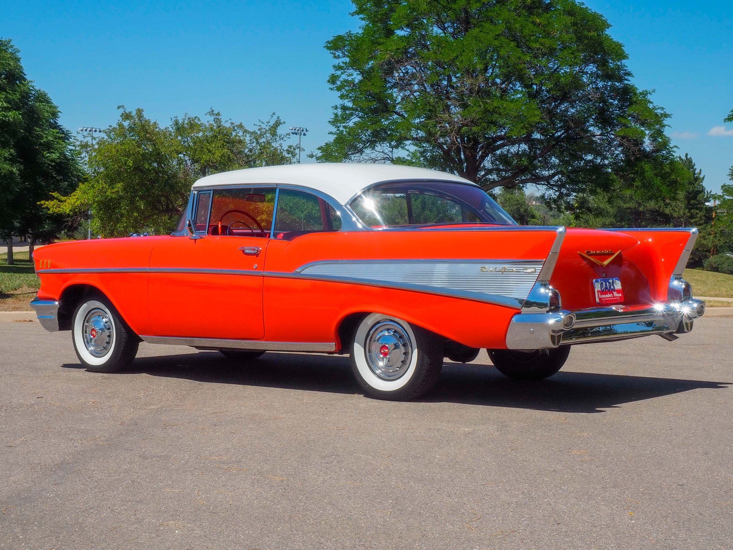 1957 Chevrolet Bel Air Orange 