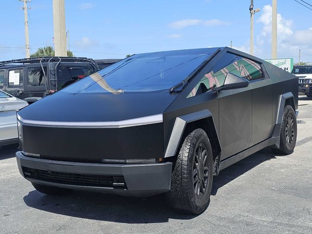 Black 2025 Tesla Cybertruck Crew Cab AWD Pickup Truck All-Wheel Drive Automatic
