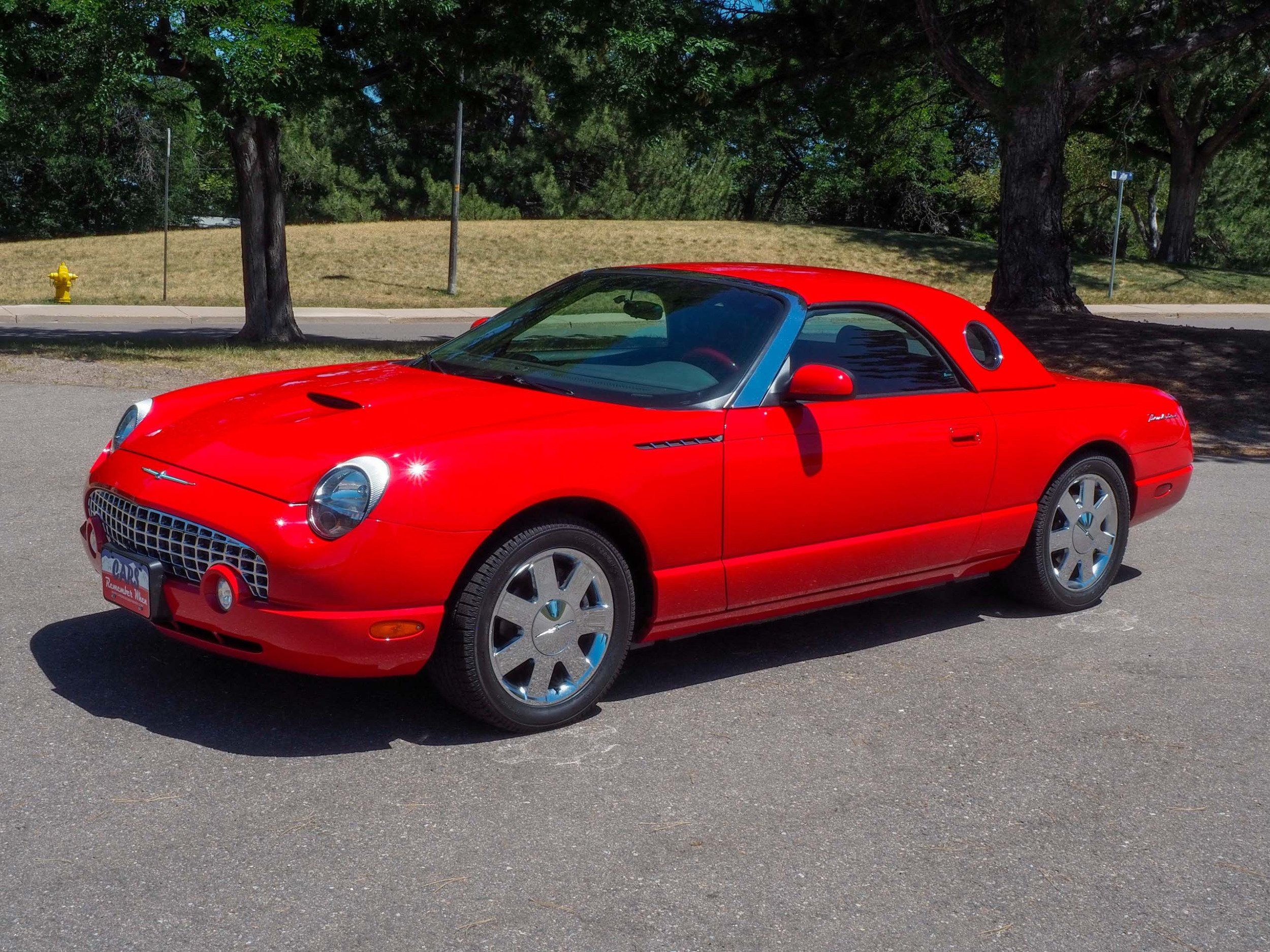2002 Ford Thunderbird Red Deluxe