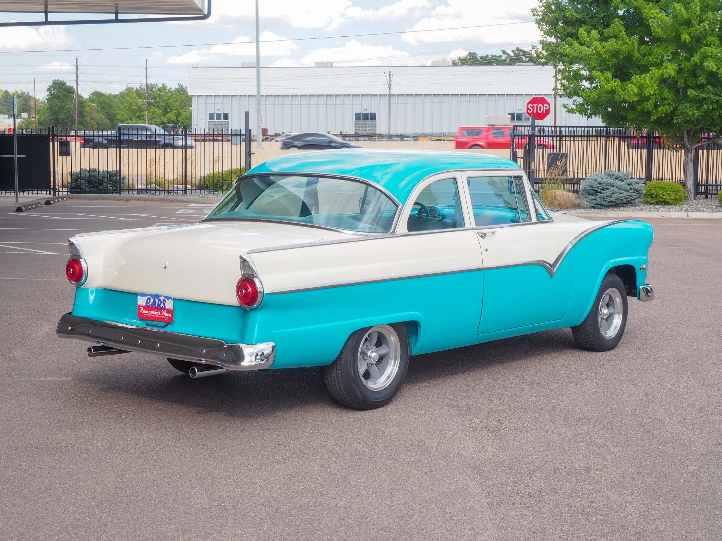 1955 Ford Fairlane Teal Coupe