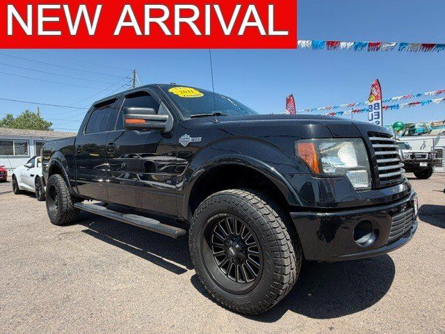 Black 2011 Ford F-150 Pickup Truck Four-Wheel Drive 6-Speed Automatic