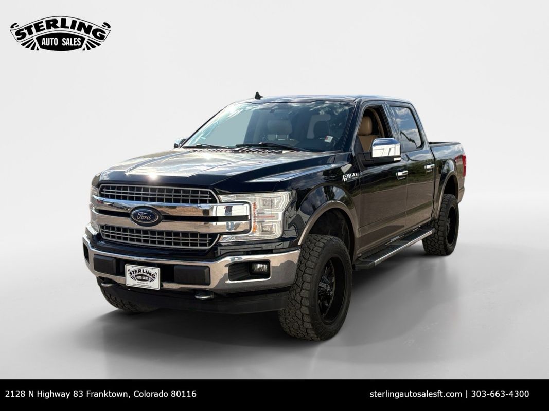 Black 2020 Ford F-150 Pickup Truck Four-Wheel Drive Automatic