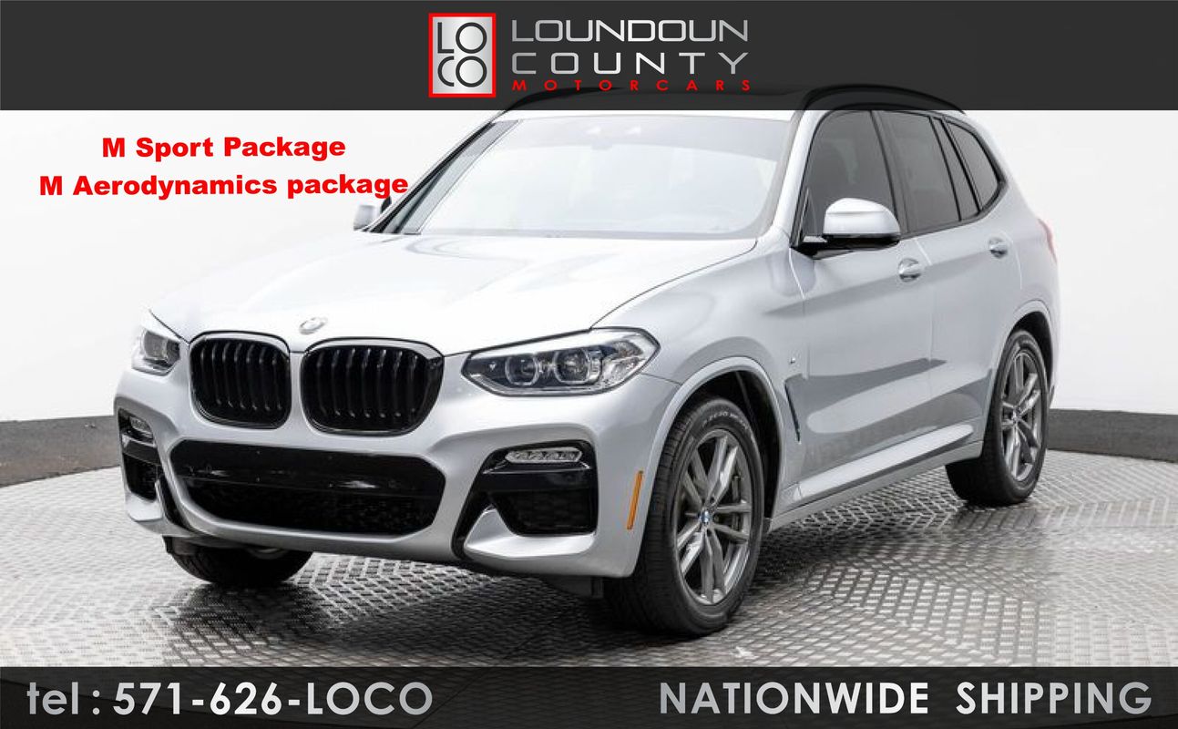 Silver 2019 BMW X3 xDrive30i AWD SUV / Crossover All-Wheel Drive 8-Speed Automatic