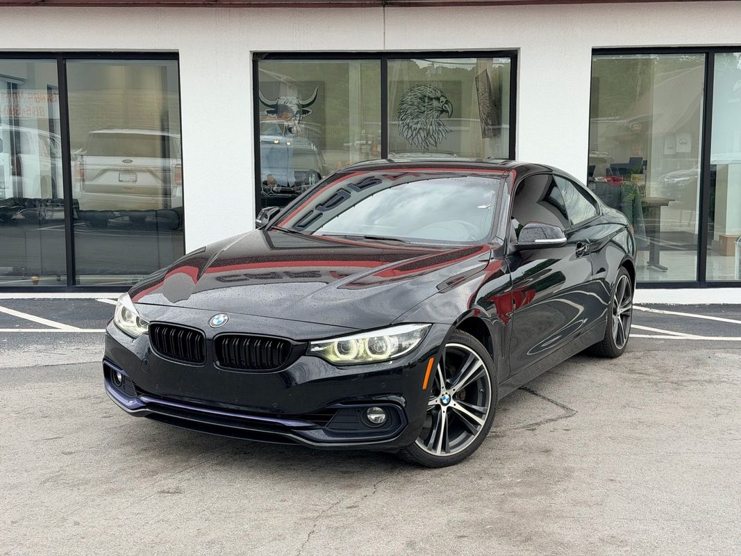Black 2018 BMW 4 Series Coupe All-Wheel Drive 8-Speed Automatic
