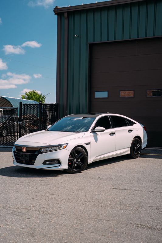 White 2020 Honda Accord Sedan Front-Wheel Drive