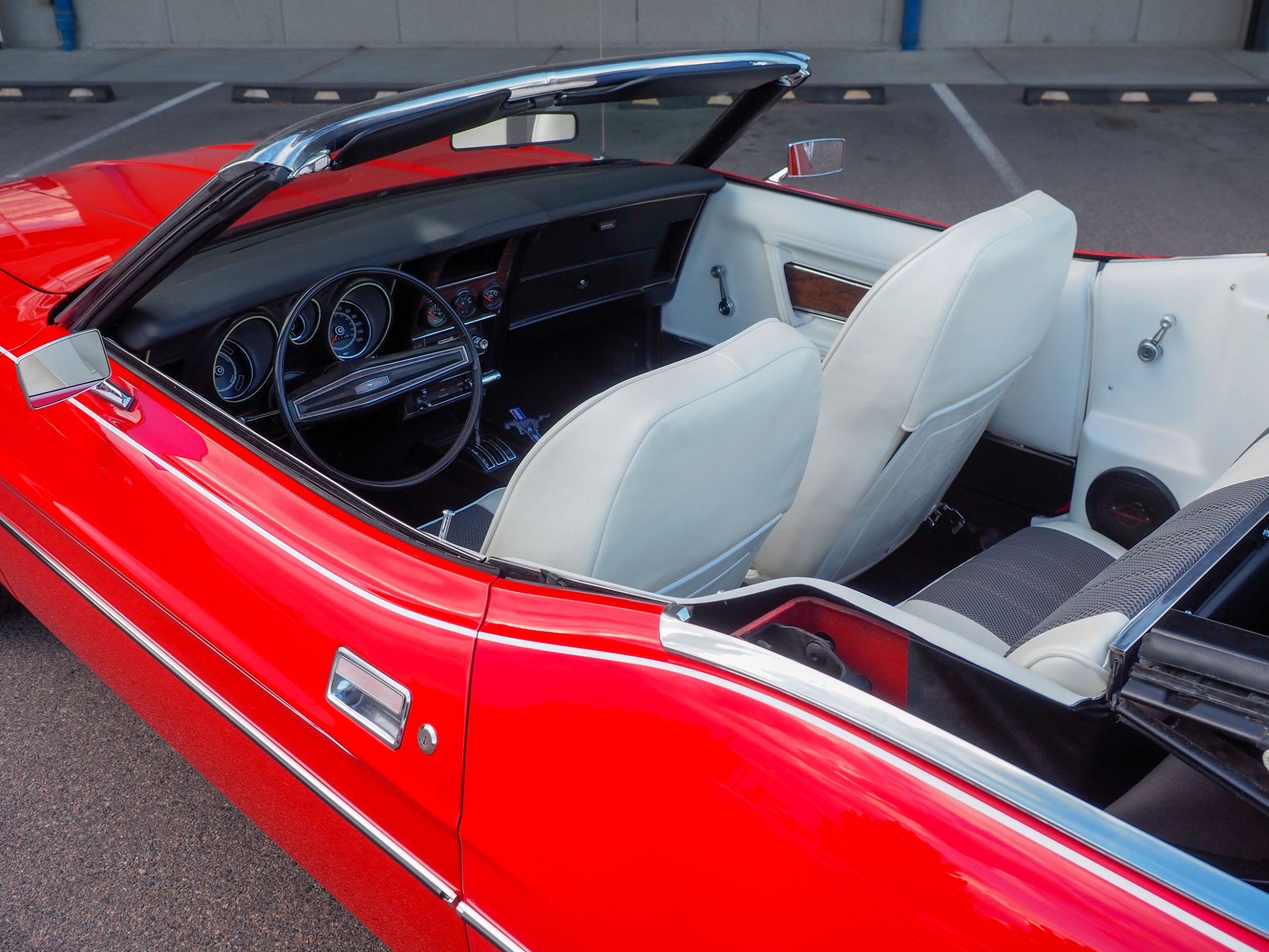 1973 Ford Mustang Red Convertible