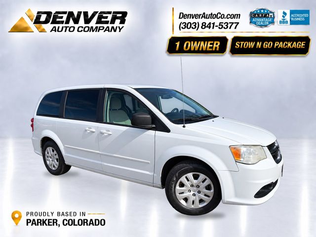 White 2015 Dodge Grand Caravan Minivan Front-Wheel Drive 6-Speed Automatic