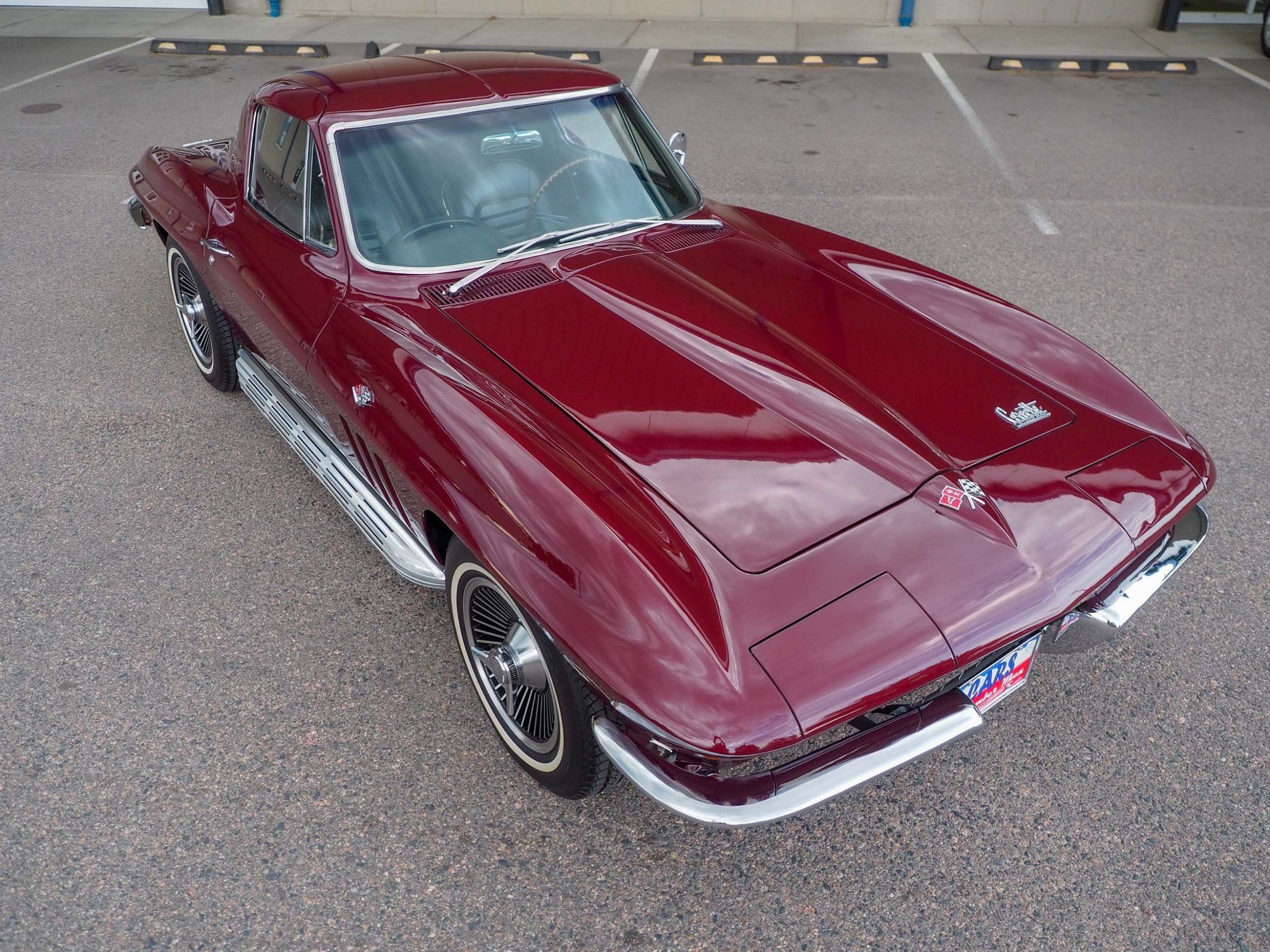 1966 Chevrolet Corvette Maroon Coupe