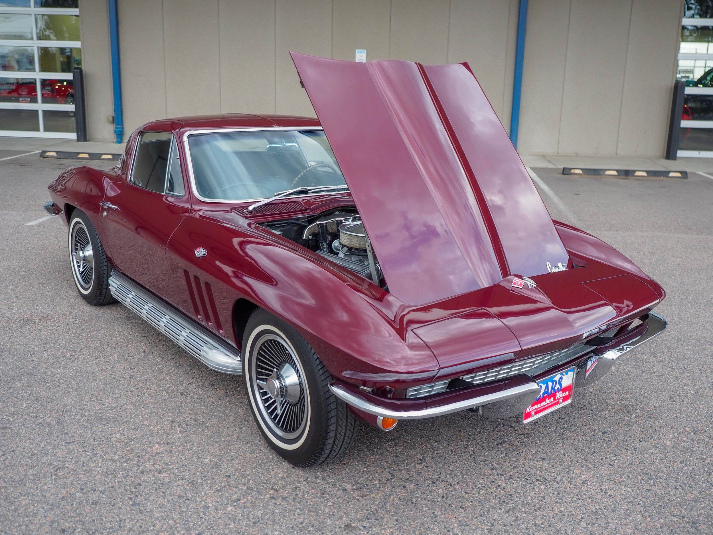 1966 Chevrolet Corvette Maroon Coupe