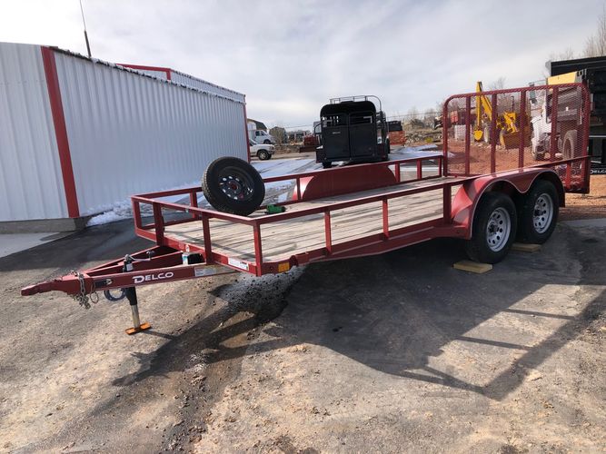 2023 DELCO Utility 83" X 16' An Penrose Trailer