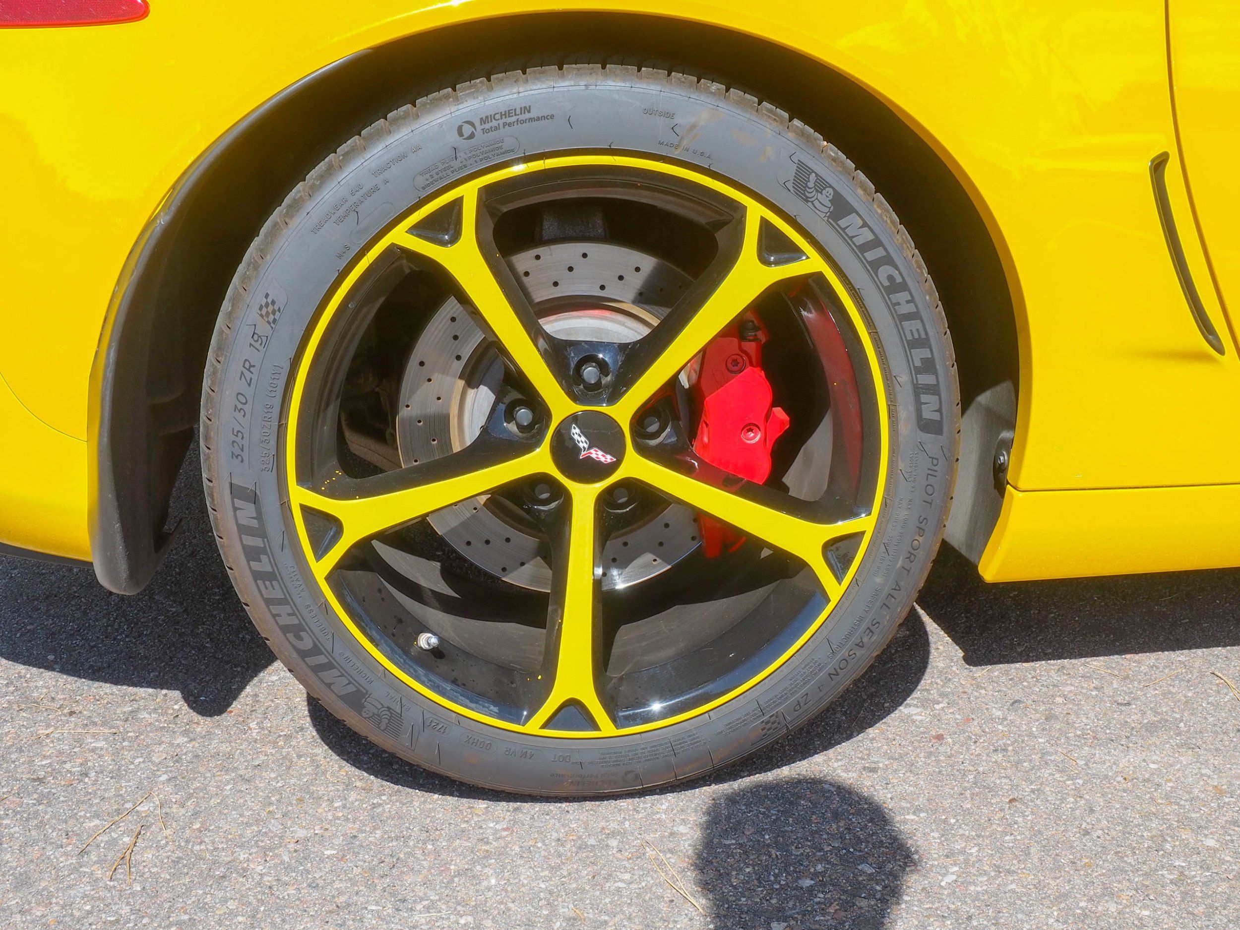 2010 Chevrolet Corvette Yellow Grand Sport