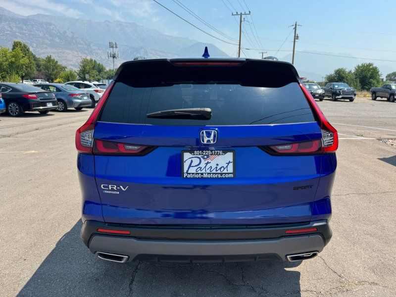 2023 Honda CR-V Hybrid Sport - Blue exterior view 4