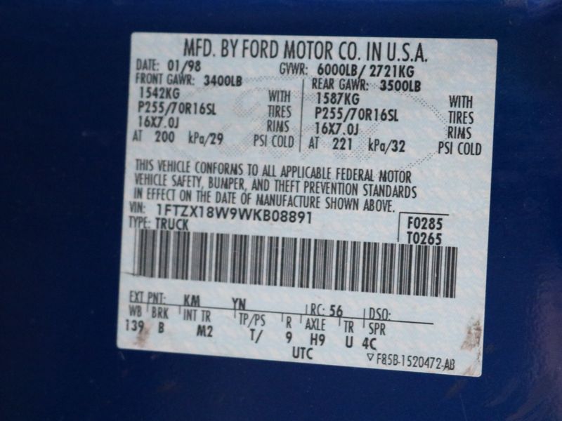 1998 Ford F150 Photos