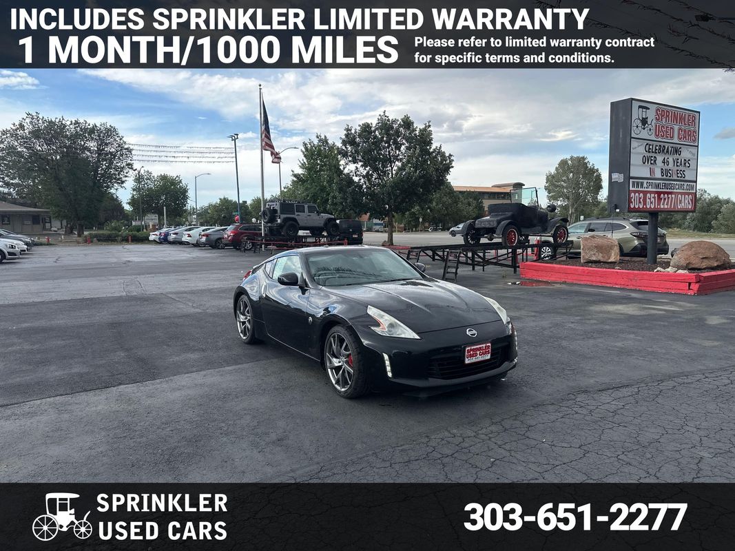 Black 2013 Nissan 370Z Coupe Rear-Wheel Drive 7-Speed Automatic