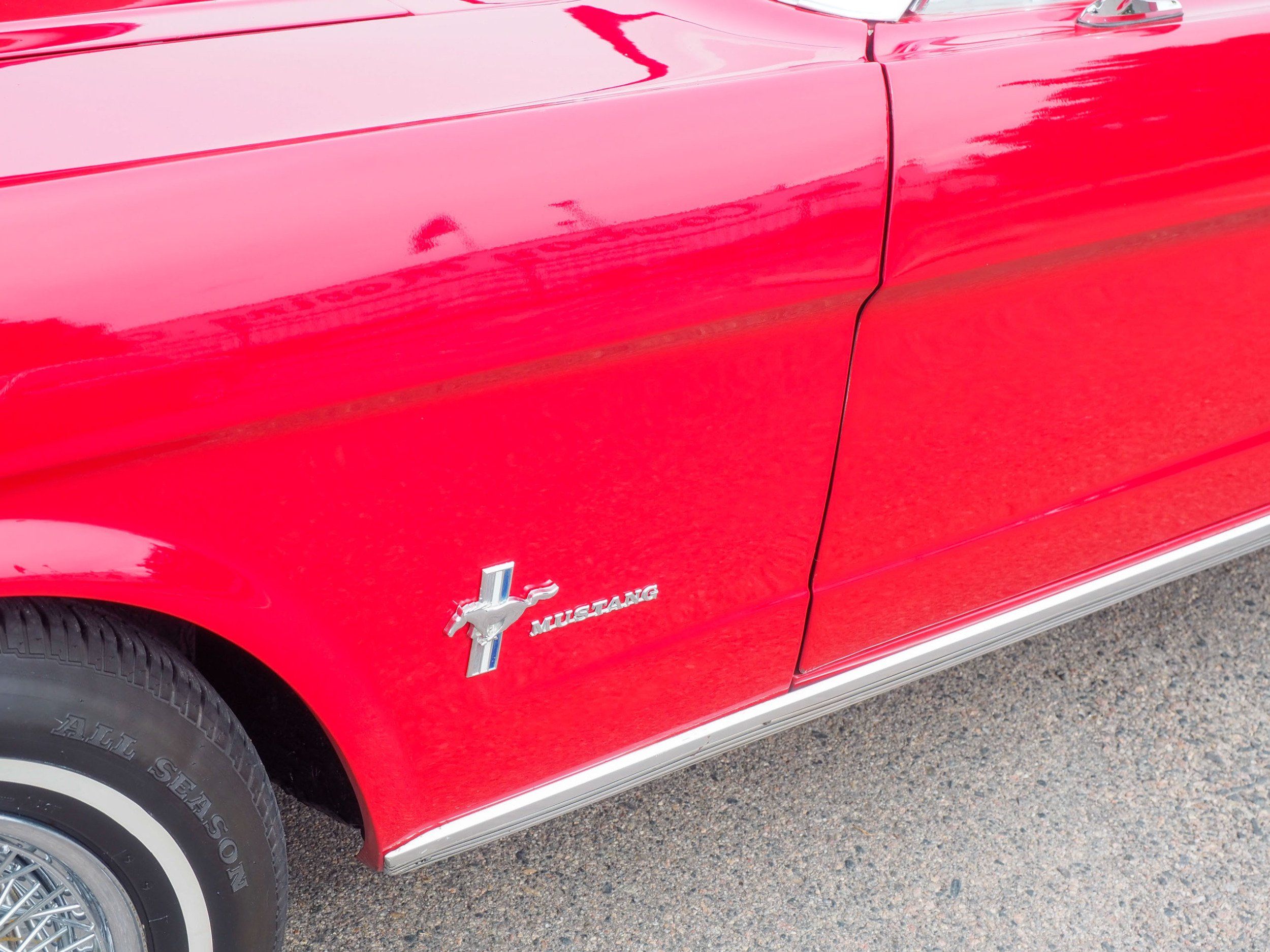 1966 Ford Mustang Red Convertible