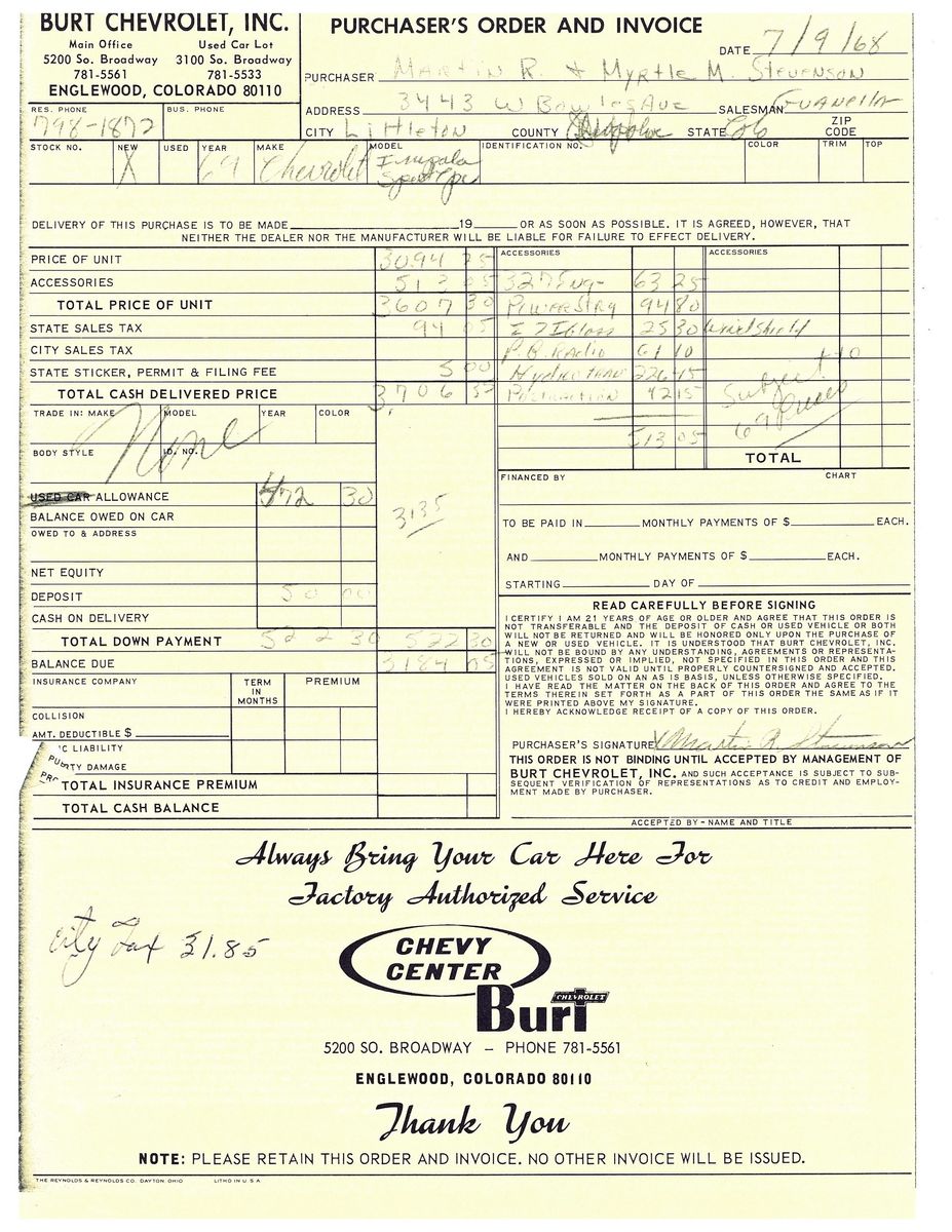 1969 Chevrolet Impala 95