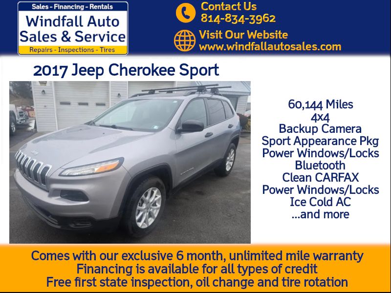 2017 Jeep Cherokee Sport