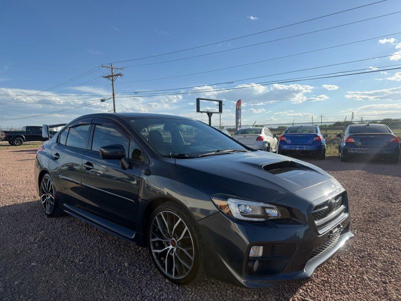 Gray 2015 Subaru WRX Premium Sedan All-Wheel Drive 6-Speed Manual