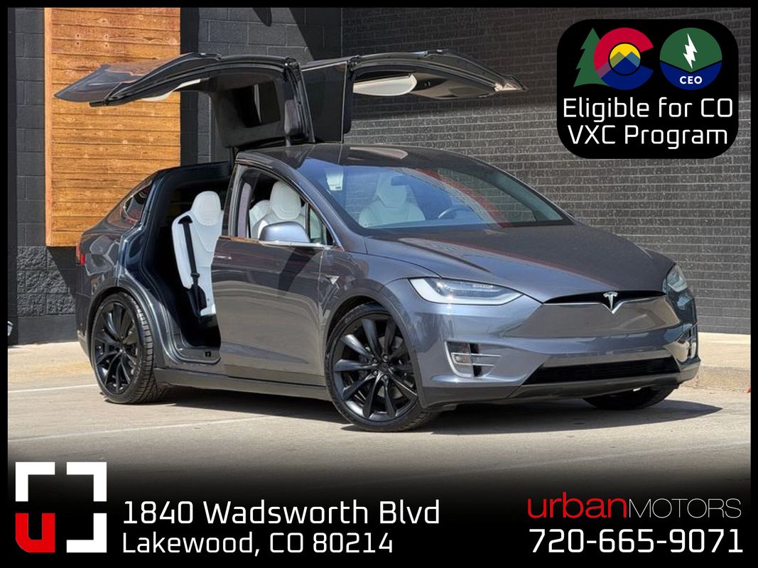 Gray 2019 Tesla Model X Long Range AWD SUV / Crossover All-Wheel Drive Automatic