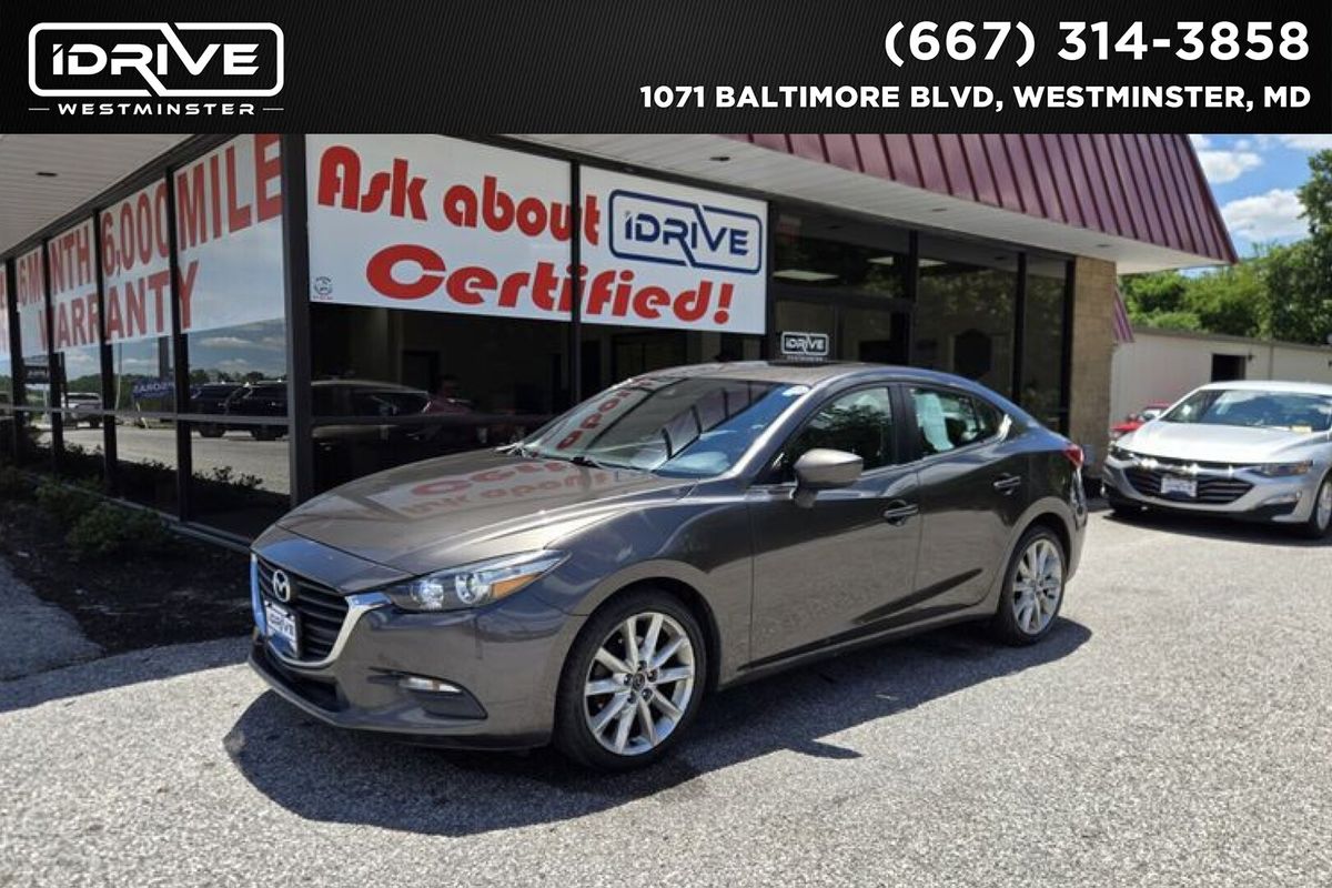 Gray 2017 Mazda MAZDA3 Sedan Front-Wheel Drive 6-Speed Automatic