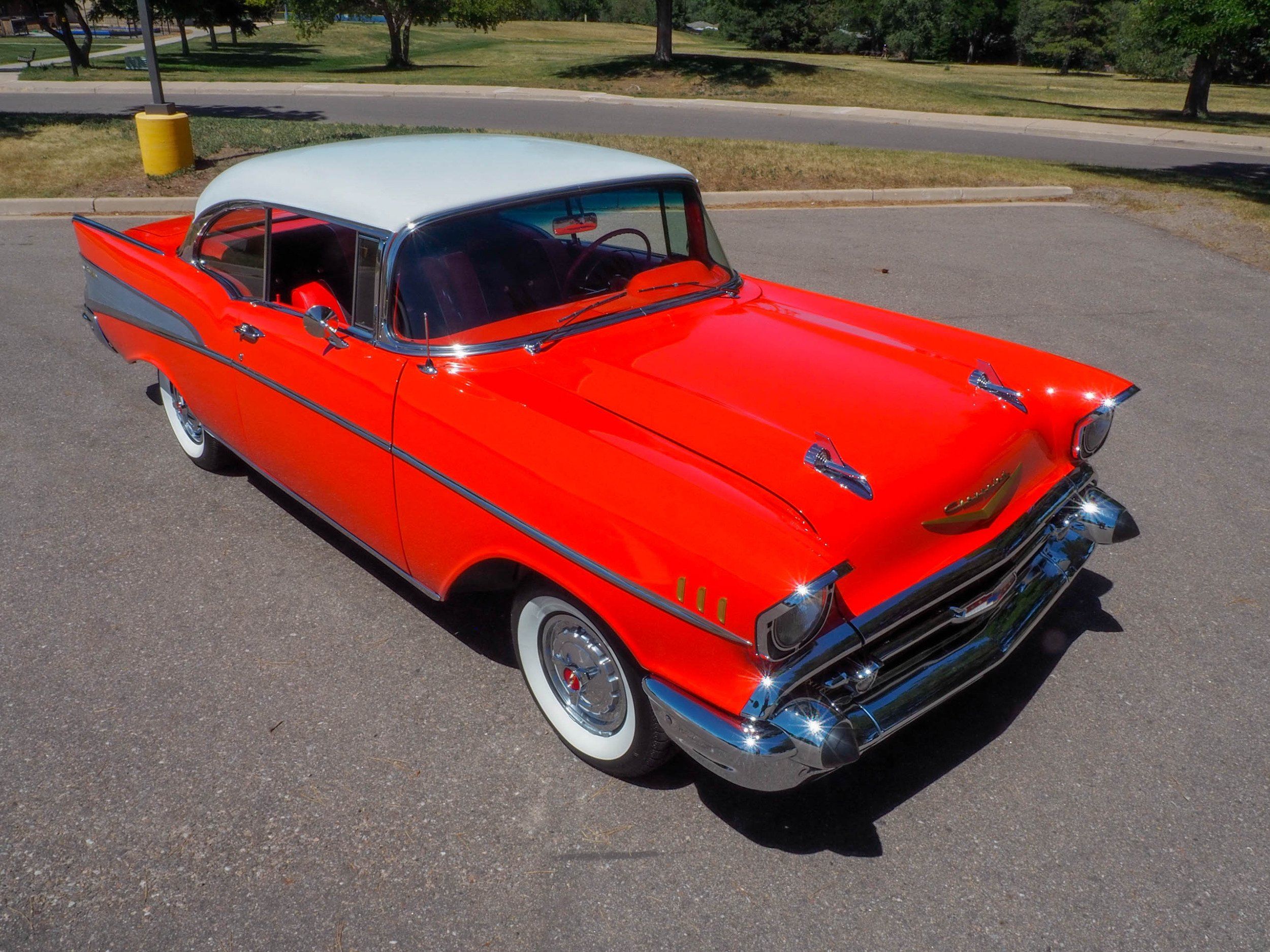 1957 Chevrolet Bel Air Orange 