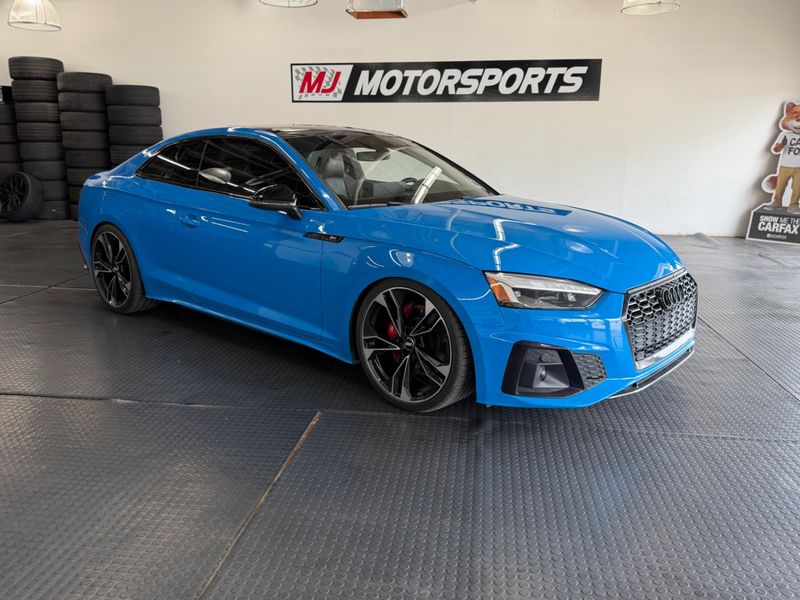 Blue 2020 Audi S5 Coupe All-Wheel Drive 8-Speed Automatic