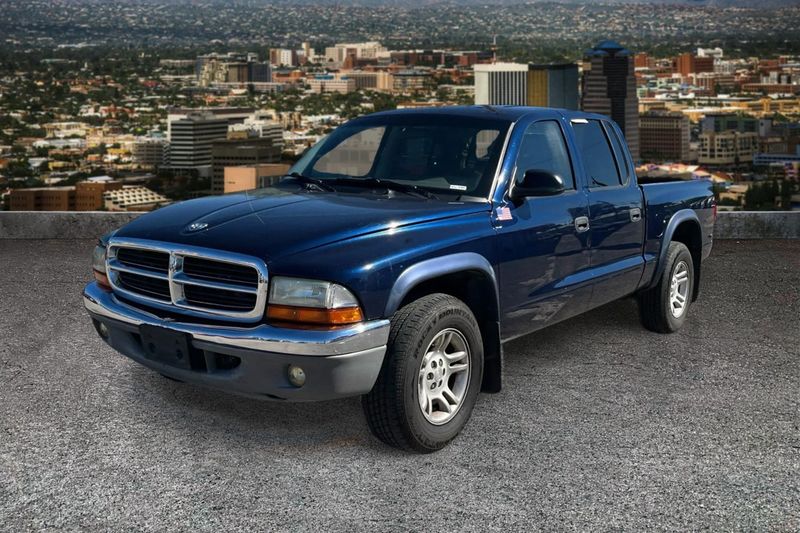 Blue 2004 Dodge Dakota Pickup Truck Rear-Wheel Drive 5-Speed Manual
