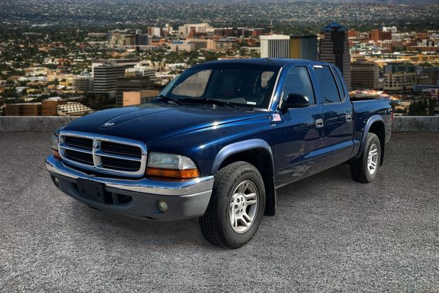 Blue 2004 Dodge Dakota Pickup Truck Rear-Wheel Drive 5-Speed Manual