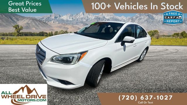 White 2016 Subaru Legacy Sedan All-Wheel Drive 6-Speed CVT