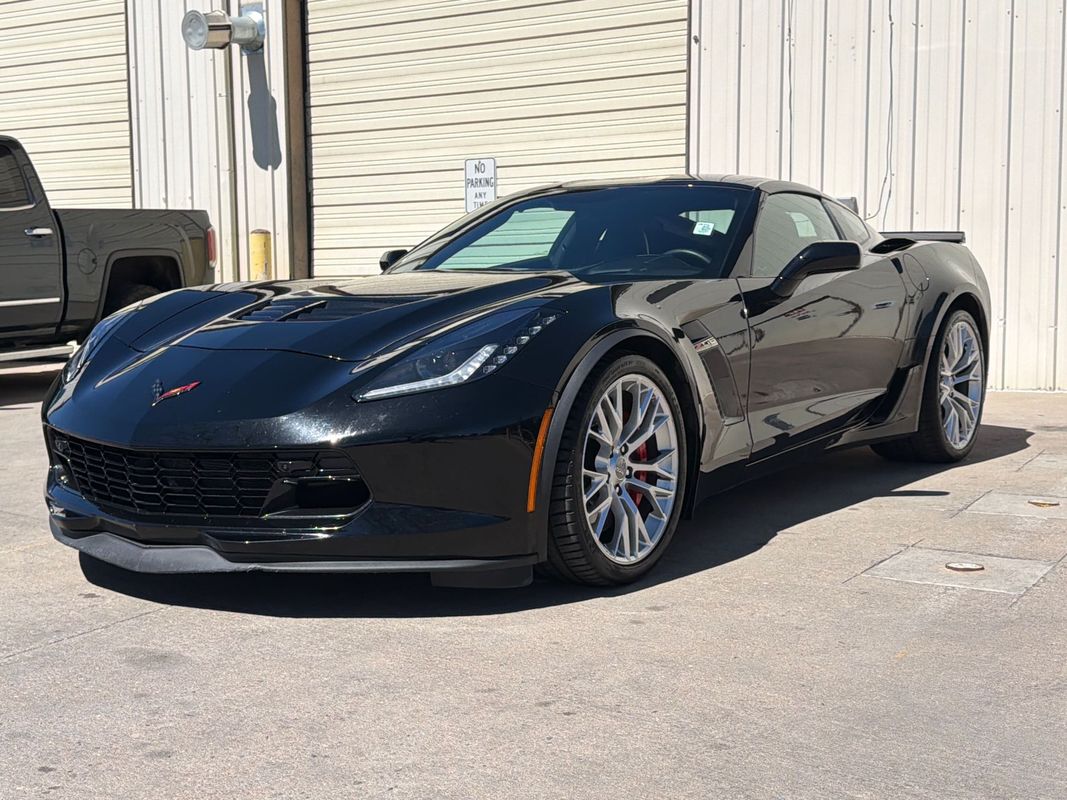 Black 2016 Chevrolet Corvette Z06 2LZ Coupe RWD Coupe Rear-Wheel Drive 7-Speed Manual