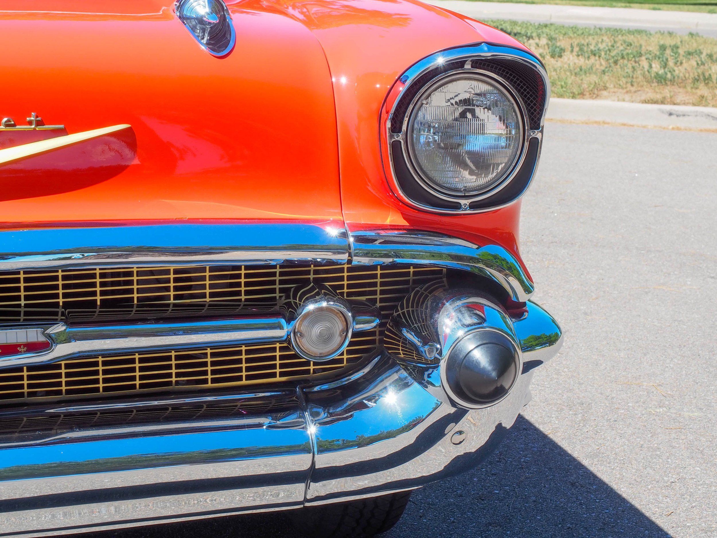 1957 Chevrolet Bel Air Orange 