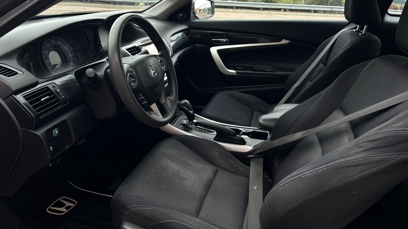 Gray 2014 Honda Accord Coupe EX Coupe Front-Wheel Drive Continuously Variable Transmission