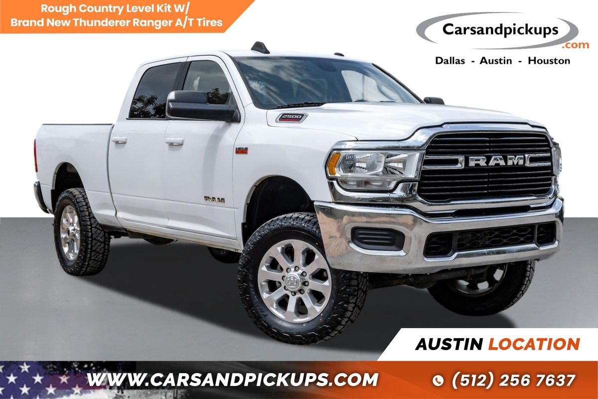 White 2020 RAM 2500 Pickup Truck Four-Wheel Drive 8-Speed Automatic