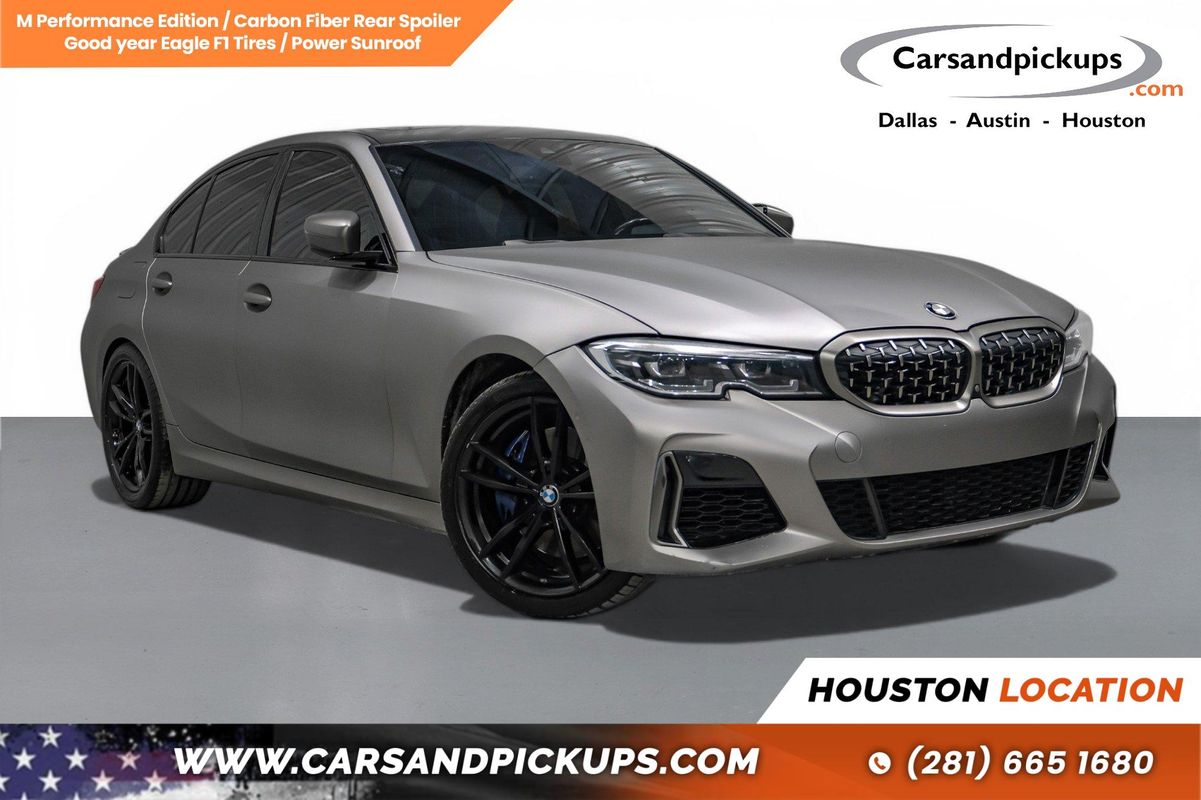 Gray 2021 BMW 3 Series M340i RWD Sedan Rear-Wheel Drive 8-Speed Automatic
