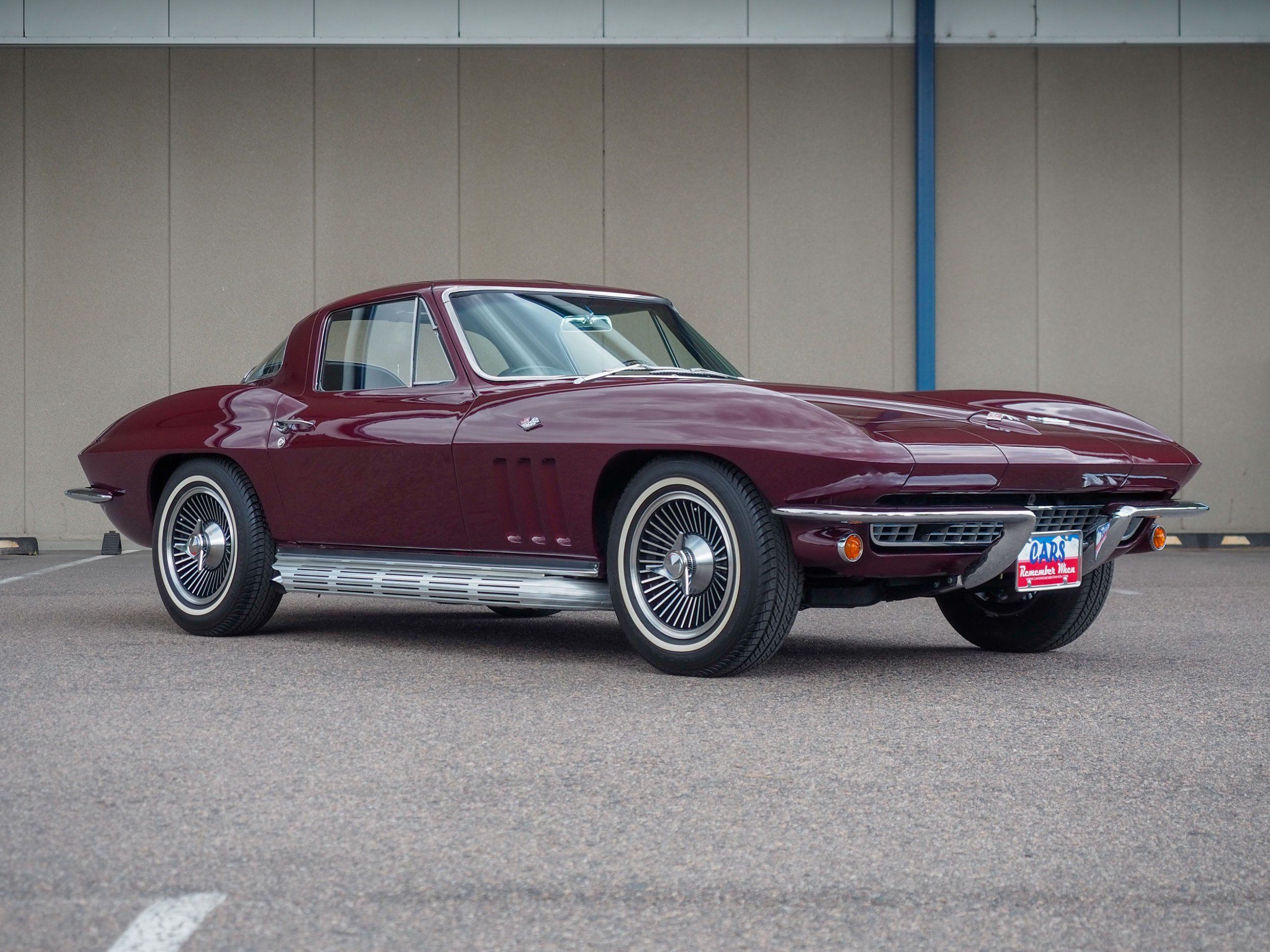 1966 Chevrolet Corvette Maroon Coupe
