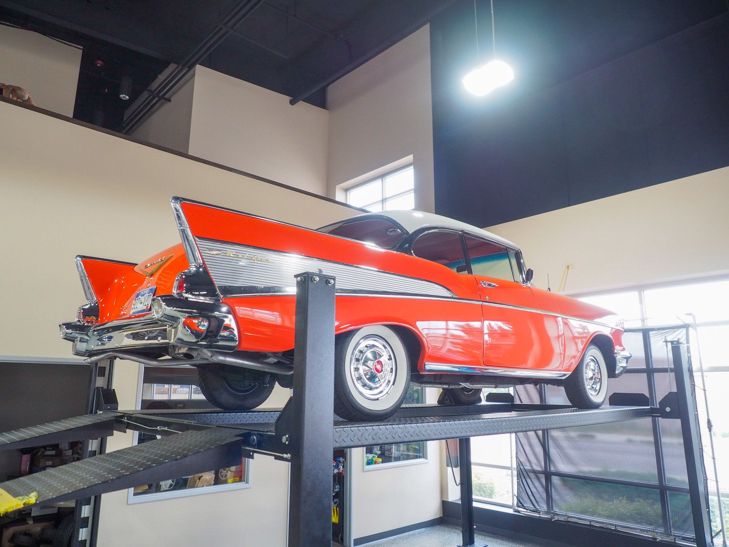 1957 Chevrolet Bel Air Orange 